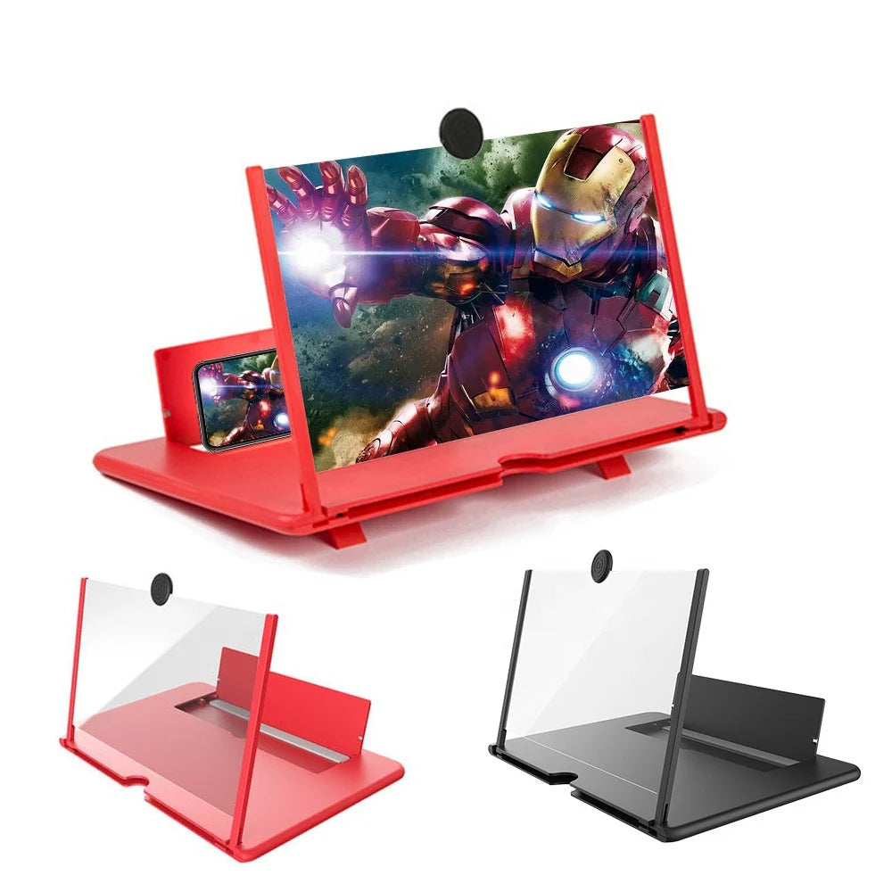 F3 Mobile Screen Magnifier | Enlarged Mobile Screen Amplifier Large Screen Eyes Protection | Size 8 Inch (Random color)
