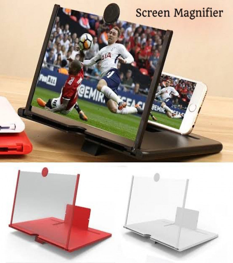 F3 Mobile Screen Magnifier | Enlarged Mobile Screen Amplifier Large Screen Eyes Protection | Size 8 Inch (Random color)