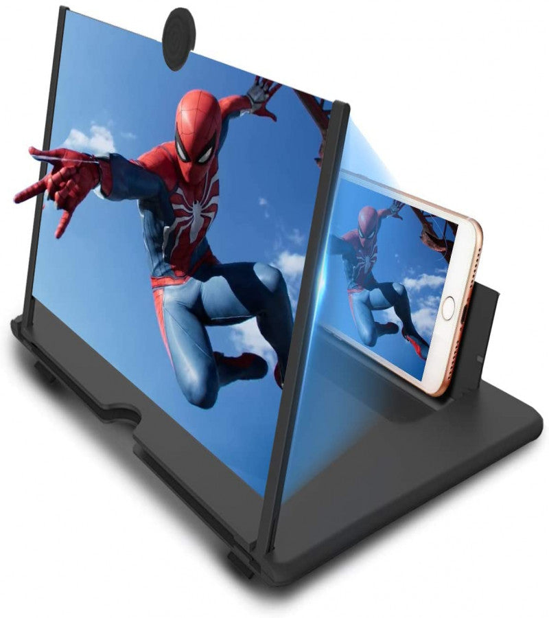 F3 Mobile Screen Magnifier | Enlarged Mobile Screen Amplifier Large Screen Eyes Protection | Size 8 Inch (Random color)