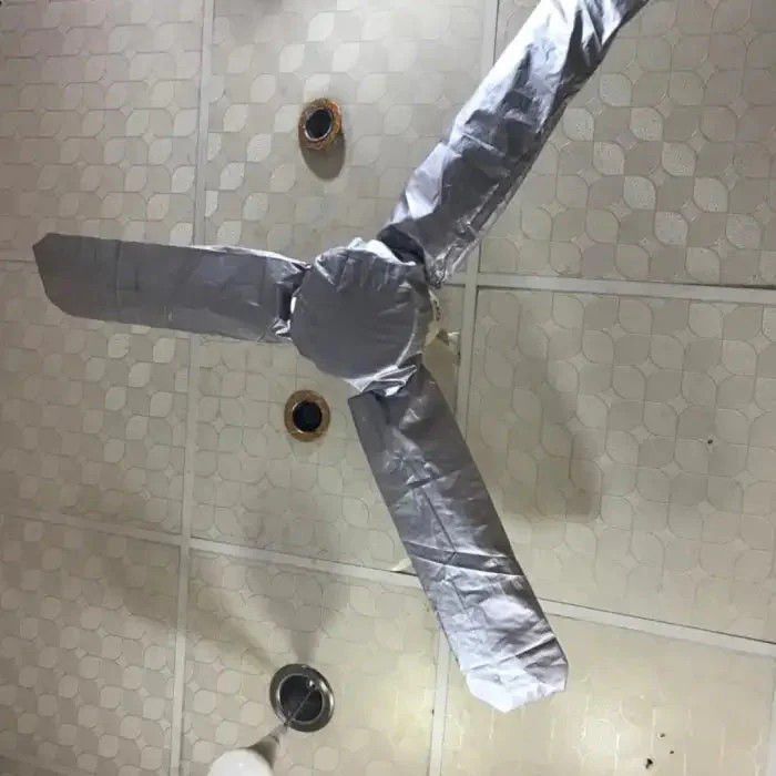 Universal Ceiling Fan Blade & Motor Cover Set – Dustproof, Washable