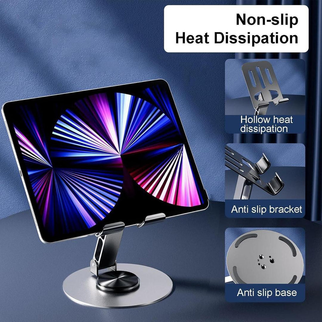 ZY034 Adjustable Desktop Mobile Phone Holder | Premium ABS Metal Biaxial Bracket Stand