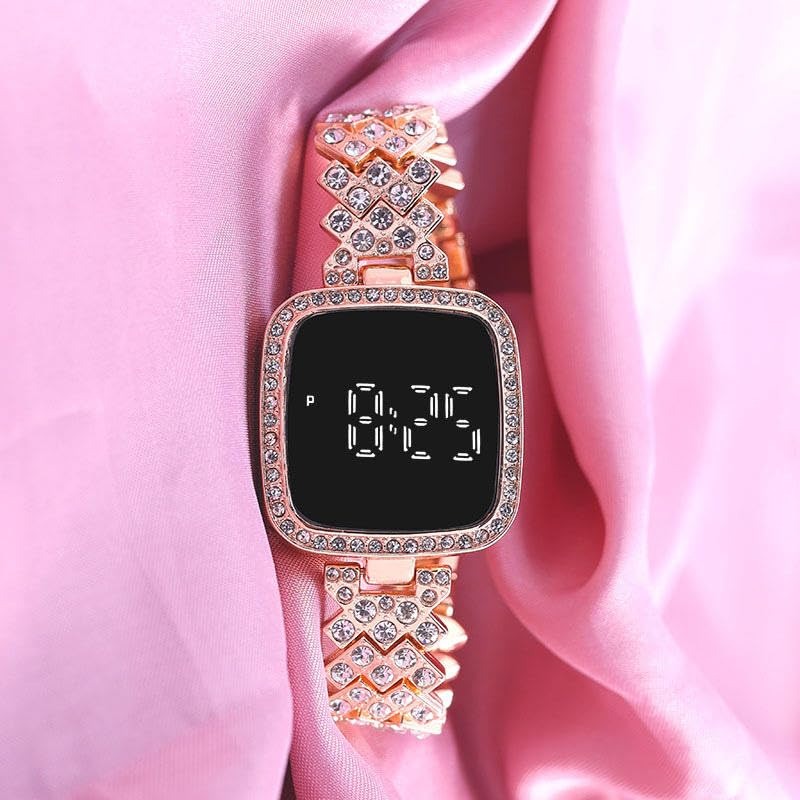 Watch for Girls Diamond Touch Screen LED Watch