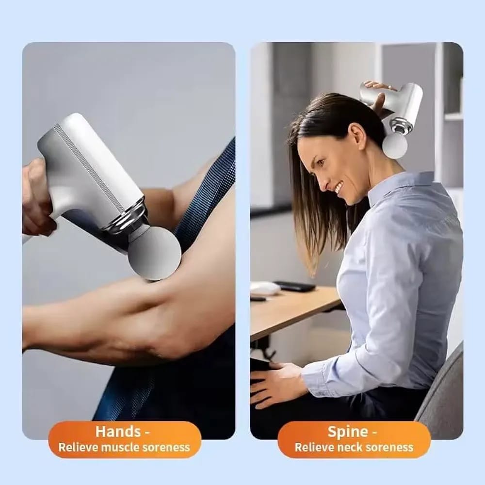 Rechargeable Massage Gun – Multi-Functional Deep Tissue Body Massager
