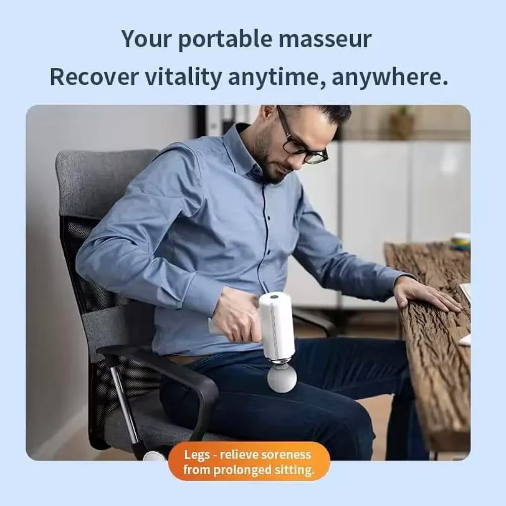 Rechargeable Massage Gun – Multi-Functional Deep Tissue Body Massager