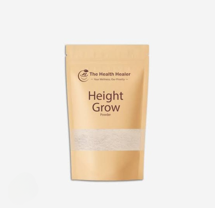 The Health Healer Height Growth Powder Nutritional Supplement.