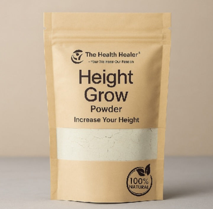 The Health Healer Height Growth Powder Nutritional Supplement.